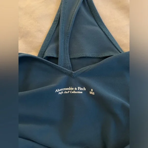 Abercrombie & Fitch Dark Teal Seamless Vneck Bodysuit - Picture 5 of 8